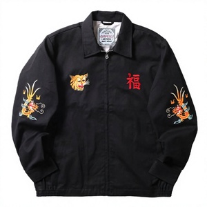 Chaqueta Bomber Unisex de Primavera/Otoño con Bordado Vietnamita Vintage, 100% Algodón, Ligera, Manga Regular - Product Image 2