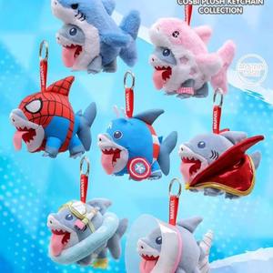 Collection Officielle Hot Toys <span class=keywords><strong>Marvel</strong></span> Jeff Land Shark Cosbi Super-héros Cosplay Porte-clés en Peluche PVC - Product Image 2