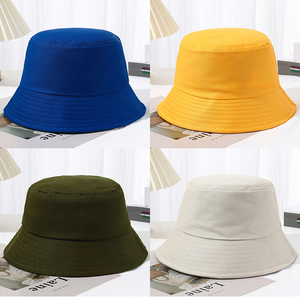 Custom Embroidered Cotton Bucket Hats Wholesale Design Your Own Logo Printing <b>Plain</b> Outdoor Adults Beach Travel Sun Hat <b>Cap</b> OEM - Product Image 5