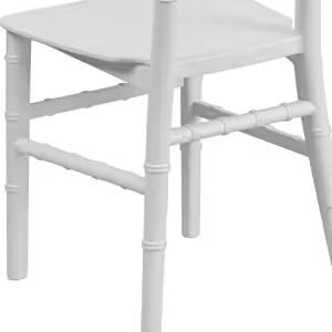 Wholesale Stackable <b>Dining</b> Resin Plastic <b>White</b> Napoleon Banquet Hotel <b>Chair</b> for Wedding - Product Image 5