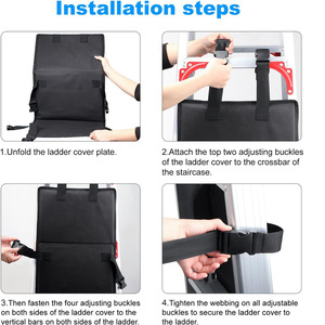 Childrens <b>Bed</b> Ladder Safety Cover Anti Fall Guard For <b>Double</b> Decker <b>Bed</b> <b>Black</b> Gray Fabric Protective Board - Product Image 3