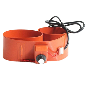 Ceinture chauffante en silicone pour fût de 55 gallons, pour l'industrie de la peinture et de l'encre, chauffe-fût à température réglable - Product Image 1