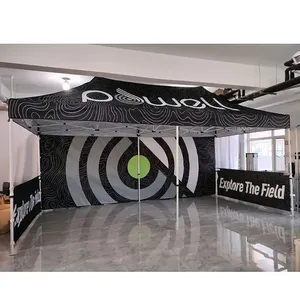 Sunshine Custom Printing Pop Up 10x20 Canopy Tent Outdoor Waterproof 600D Oxford Fabric Event Tent