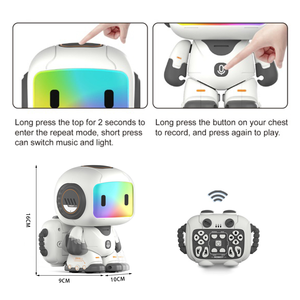 Bambini <span class=keywords><strong>2</strong></span>.4G di programmazione Wireless intelligente Robot telecomandato elettronico che cammina danza musicale RC Robot giocattolo - Product Image 3