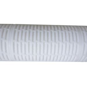 Élément filtrant plié hydrophile en PVDF à haut débit de 2.5 pouces de compatibilité chimique pour la filtration de liquide oxydant forte - Product Image 1