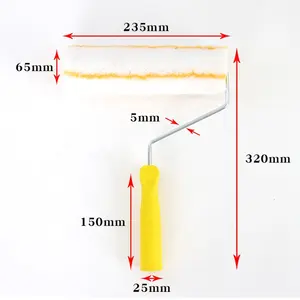 공장 판매 하이 퀄리티 9 인치 산업용 패턴 롤러 커버 페인트 롤러 벽화