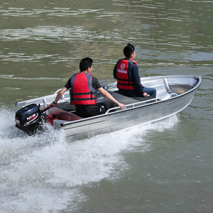 Meilleur <span class=keywords><strong>bateau</strong></span> en aluminium soudé de 12 pieds certifié CE Deep V Small Marine Grade Design pour le travail en lac et la pêche en plein air - Product Image 4