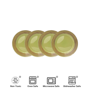 In September We Are Promoting Green Round Plates High End Heat Resistant Ceramic Plates and Classic Retro Ceramic Plates - Product Image 4