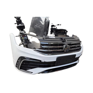 Conjunto de parachoques delantero original de <span class=keywords><strong>segunda</strong></span> <span class=keywords><strong>mano</strong></span> con marco de tanque de agua de ventilador electrónico <span class=keywords><strong>Tiguan</strong></span> L adecuado para Volkswagen - Product Image 1