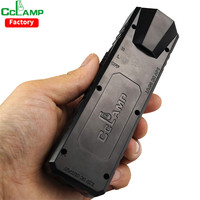 Lampe torche solaire LED haute puissance CCLAMP avec panneau solaire intégré, batterie au lithium certifiée IP54, 210 lumens - Portable pour le camping et les voyages