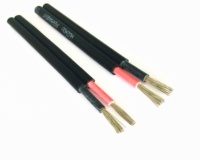 TÜV UL 6mm Solar kabel 2*2,5 mm2 2*4,0 mm2 2*6,0 mm2 2*10 mm2 Doppel-PV-Photovoltaik draht 2-Draht für Solar kraftwerk