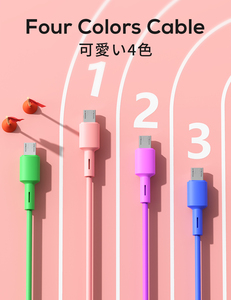 ניילון קלוע usb סוג c 8pin ios 2A/3A מהיר טעינת נתונים כבלי חוט - Product Image 3