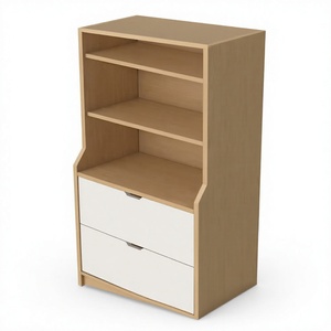 Estantería Flotante Moderna Industrial Rústica de Mediados de Siglo, Estantería Tipo <span class=keywords><strong>Escalera</strong></span>, Material MDF, Muebles para Sala de Estar - Product Image 1