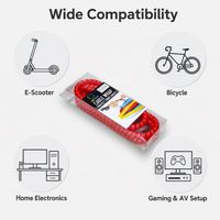Organisateur de câbles Carbonrevo pour le bureau, résistant, de qualité supérieure, durable, compatible, haute qualité