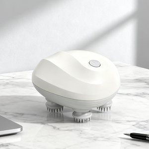 Massageador de Couro Cabeludo Elétrico Sem Fio, Ecológico, à Prova d'Água, com 3 Níveis de Vibração e Escova de Shampoo - Product Image 6