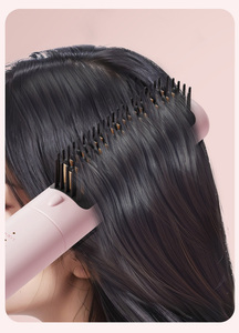 Lisseur électrique avec revêtement céramique pour un coiffage durable et sans abîmer les <span class=keywords><strong>cheveux</strong></span>. Peigne à air froid double usage (humide et sec) GZ RTS – Commande mixte en gros - Product Image 3