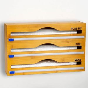 <b>Kitchen</b> <b>Wrap</b> Dispenser Magnetic Plastic <b>Wrap</b> Dispenser with Cutter - Product Image 1