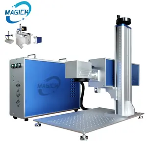 MKLASER High Quality and Precision Mini Fiber Metal Laser Marking Machine 20W 30W 50W 100W Price