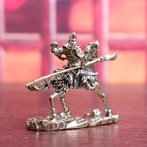 Estatua Creativa de Latón del Dios Chino de la Riqueza, <span class=keywords><strong>Guan</strong></span> Gong Montando a Caballo, Accesorios de Decoración para el Hogar, Adornos Decorativos para la Oficina - Product Image 4