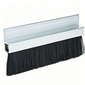Brosse <span class=keywords><strong>de</strong></span> calfeutrage en crin <span class=keywords><strong>de</strong></span> cheval pour portes coulissantes industrielles en aluminium <span class=keywords><strong>de</strong></span> type H - Product Image 1