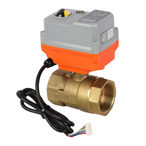 2 Way Cơ Giới Điều Chỉnh Van Nước Thiết Bị Truyền Động Điện 12V DC 25DN Cơ Giới Brass Ball <span class=keywords><strong>Valve</strong></span> - Product Image 1