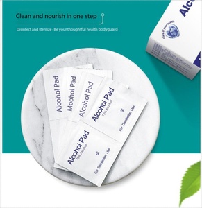 Lingettes désinfectantes stériles jetables non tissées à 75 % d'alcool, boîte de 100 pièces, pour le nettoyage des écrans de téléphone et des lentilles, vente en gros - Product Image 4