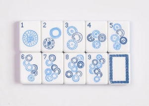 Tuiles de Mahjong Américaines de Luxe Taille Standard avec Nœud Papillon Personnalisé, en Mélamine Acrylique Mate Frotteuse à la Main, pour Divertissement Miss <span class=keywords><strong>Darling</strong></span> - Product Image 4