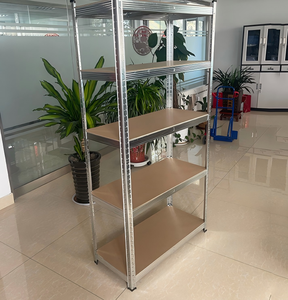 Estantería Ajustable Galvanizada sin Pernos, Gris, Desmontable y Combinable, para Almacenamiento - Product Image 2