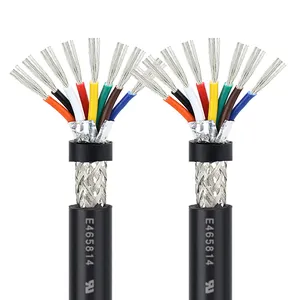 24Awg 8Core wires cable low voltage braided cable shield signal wire Tinned Copper UL2464