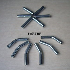 Electroplated Stainless Steel Galvanized Alloy Ferrule Connector , Tent <b>Pole</b> Accessories - Product Image 3