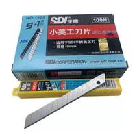 Lames de rechange pour couteau utilitaire Gomake 9 mm, lames en acier au carbone à rupture à 30 degrés pour couteaux rétractables, loisirs créatifs