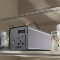 Portable 300W Centrale Électrique 3200Wh Énergie Générateur Solaire Extérieur LED Éclairage Batterie Au Lithium MPPT Contrôleur EU US UK AU Plug