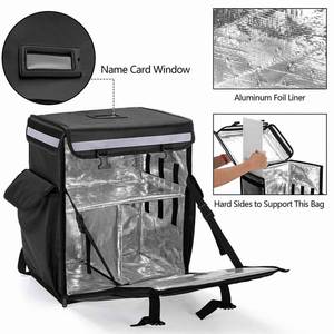 Eiomrpsible Therwall Socket <b>Backpack</b> Food Custom Brand Aluminium Foil Food Delivery Bag PVC Tarpaulin Mobile Beverage <b>Backpacks</b> - Product Image 3