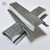Rail en acier léger à galvanisation élevée du Canada 2X6 encadrement des goujons métalliques en acier pour cloisons sèches