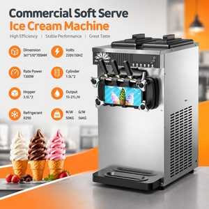 Máquina comercial de helado suave Space 3 Flavors en venta - Product Image 1