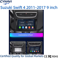 CYNAVI Suzuki SWIFT 4 2011-2017 Navigation GPS Android Auto Stéréo Autoradio Écran partagé Affichage RVB Système d'exploitation Android