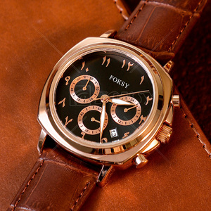 Reloj de pulsera de cuarzo para hombre, cronógrafo de aleación de lujo, resistente al agua, con logotipo personalizado - Product Image 6