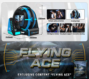 2024New Vr Space Time Shuttle Fun Simulador Vr Game 720grados Rotation Small Investment High Profit Vr Interactive Games Park - Product Image 6