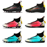 Factory Supply Fashionable Style High-top Training Shoes Soccer <strong>Cleats</strong> <strong>Best</strong> <strong>Selling</strong> <strong>Football</strong> Boots <strong>for</strong> Men