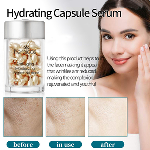 OEM cuidado de la piel fabricante fino vitamina E Canti arrugas suave hidratante facial cápsula suero para la cara - Product Image 5