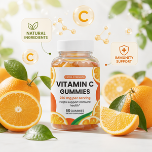 Donne integratore vitaminico vitamina C gommoso OEM sbiancamento della pelle miglioramento dell'immunità VC multivitaminico gommoso - Product Image 3