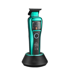 Cortadora de Pelo Eléctrica Profesional Recargable para Hombres con Cuchilla DLC Ajustable y Motor Vectorial de 9500 RPM para Barbería - Product Image 2