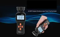 6237P RuoShui 60 hingga 19999RPM/FPM Digital Stroboscope Tachometer