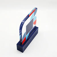 Ventes chaudes, récompense sportive en acrylique et plastique, logo personnalisé imprimé en UV, pour cadeaux