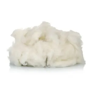 Fibre naturelle de poils de mouton, laine de mouton brute, prix d'usine, 100%