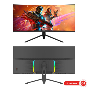 Màn hình chơi game cong 34 inch, độ phân giải 3440x1440, 75Hz, màn hình rộng, có cổng DP, dùng cho máy tính để bàn - Product Image 4