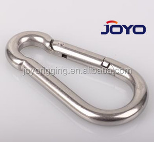 Cina produttore acciaio inossidabile 304 o acciaio inossidabile 316 moschettone Din5299C moschettone a molla in acciaio inossidabile - Product Image 3