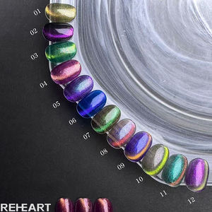 Vernis à ongles UV Cat Eyes, collection <span class=keywords><strong>semi</strong></span>-permanente, vernis gel Cat Eye en gros, couleurs d'hiver luxueuses, effet magnétique innovant - Product Image 2