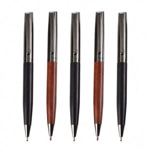 Hot-selling Eco-friendly Wooden Metal Ballpoint Pen Custom Logo Luxury Custom Brand Blue/Black/Red Ink <b>Gifts</b> for Corporate - Product Image 2