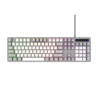 Tout nouveau clavier mécanique de jeu Sunrose JK104 87 touches LED rétro-éclairé USB/PS/2 Interface Plug and Play OEM